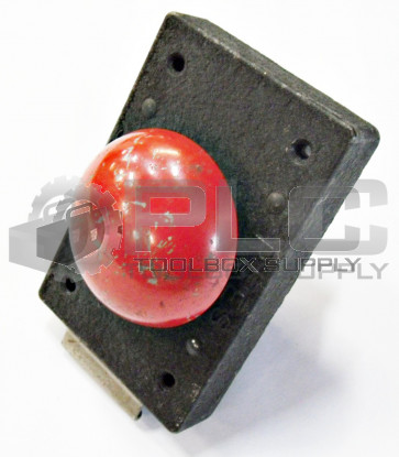 REES 03476002 MUSHROOM PLUNGER RED BUTTON BLACK PLATE / 03476-002