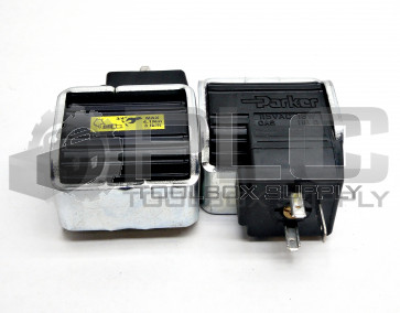 LOT OF 2 PARKER CAS 115D CARTRIDGE SOLENOID COIL 115VAC 18W 