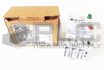 NEW ALLEN BRADLEY MANUAL MOTOR STARTER 140-MN-0250 SER. C