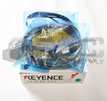 NEW KEYENCE LV-H110 THRUBEAM TRANSMISSIVE SENSOR HEAD - TRANSMITTER & RECEIVER
