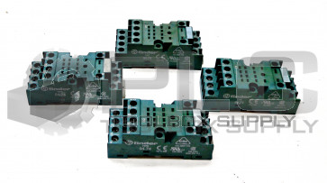 LOT OF 4 FINDER 94.74 RELAY SOCKET 10AMP 250VAC 14PIN SNAP-ON 9474