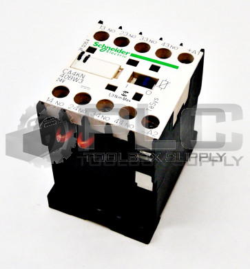 SCHNEIDER ELECTRIC TELEMECANIQUE CA4KN40BW3 CONTROL RELAY 600VAC 10AMP IEC 