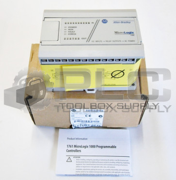 NEW ALLEN BRADLEY 1761-L16BWA /E MICROLOGIX 1000 16 PT CONTROLLER SER E