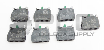 LOT OF 7 NEW TELEMECANIQUE ZBE-101 CONTACT BLOCK ZBE101 