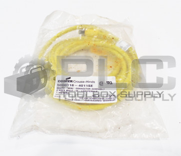 NEW COOPER 5000118-4011SE CABLE ASSEMBLY 4PIN MALE IN LINE/FEMALE 4 METER