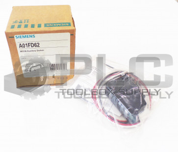 NEW SIEMENS A01FD62 I-T-E MOLDED CASE CIRCUIT BREAKER ACCESSORY AUXILIARY SWITCH 