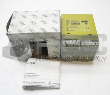 NEW PILZ PST-3-120VAC SAFETY RELAY  5AMP 230V COIL120VAC 6VA 50/60HZ