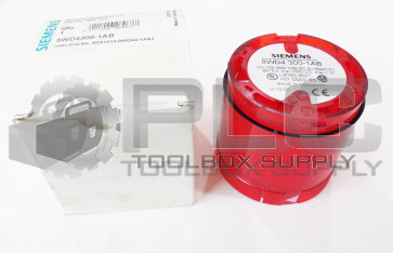 NEW SIEMENS 8WD4300-1AB STEADY LIGHT RED