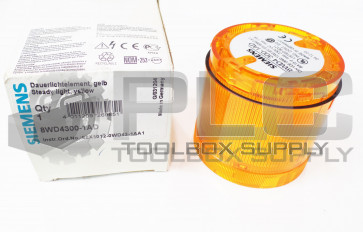NEW SIEMENS 8WD4300-1AD STACK LIGHT YELLOW