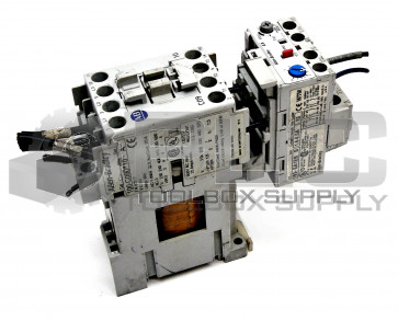 ALLEN BRADLEY 100-C09D*10 /A CONTACTOR WITH 193-EA1EB SOLID STATE OVERLOAD RELAY