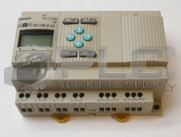 OMRON ZEN-20C1DR-D-V2 PROGRAMMABLE CONTROLLER 24VDC 24VDC