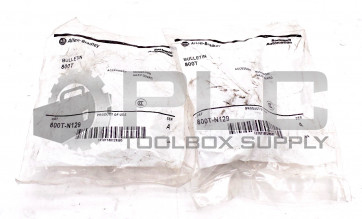 LOT OF 2 NEW ALLEN BRADLEY 800T-N129 SER.A ACCESSORY MUSHROOM HEAD GUARD 