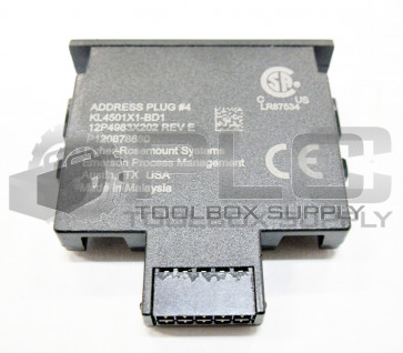 EMERSON KL4501X1-BD1 ADDRESS PLUG #4 12P4983X202 REV E