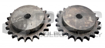 LOT OF 2 NEW MARTIN 60B22 SPROCKET 3/4" BORE