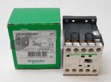 NEW SCHNEIDER ELECTRIC CA4KN22BW3 CONTROL RELAY 600VAC 10AMP 