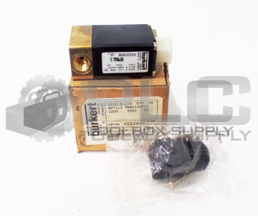 NEW BURKERT 450299 SOLENOID VALVE NPT 1/4 PMAX 140 PSI