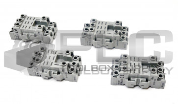 LOT OF 4 IDEC SH3B-05C SOCKET FINGERSAFE 11POSITION 10AMP 300V SH3B05C