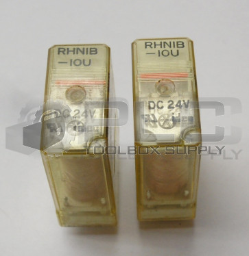 LOT OF 2 IDEC RHN1B-10U-DC24 RELAY 