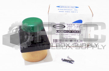 NEW REES 00662-003 DARK GREEN MUSHROOM-HEAD PUSHBUTTON