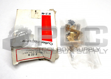 NEW CUTLER HAMMER 6-22-2 CONTACT KIT CITATION SIZE 0 3POLE 6222