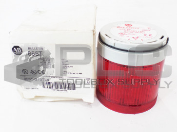 NEW ALLEN BRADLEY 855T-G10TL4 RED STACK LIGHT