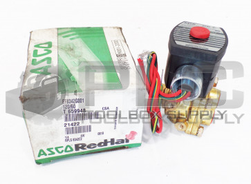 NEW ASCO EF8342G001 RED HAT ll SOLENOID VALVE 120/60 306191 EF8017G2