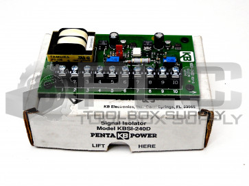 NEW KB ELECTRONICS KBSI-240D SIGNAL ISOLATOR BOARD 9431C KBSI240D