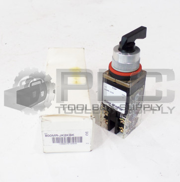 NEW ALLEN BRADLEY 800MR-JK2KBK SELECTOR SWITCH 3-POSTION