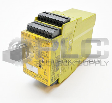 PILZ PSWZ X1P 3V/24-240VACDC 2N/O 1N/C 2SO SAFETY RELAY 777950