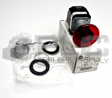 NEW ALLEN BRADLEY 800T-PM16R /T PUSH BUTTON MOMENTARY RED ILLUMINATE 800TPM16R