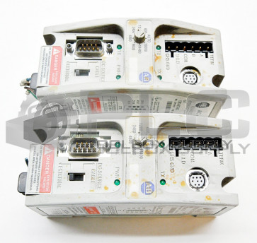LOT OF 2 ALLEN BRADLEY 1761-NET-AIC ADVANCED INTERFACE CONVERTER SERIES B 