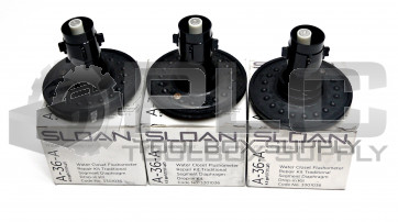 LOT OF 3 NEW SLOAN A-36-A WATER CLOSET FLUSHOMETER REPAIR KIT 4.5GPF/17.0LPF