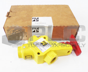 NEW MASTER PNEUMATICS V40-6N6 LOCKOUT VALVE 3/8