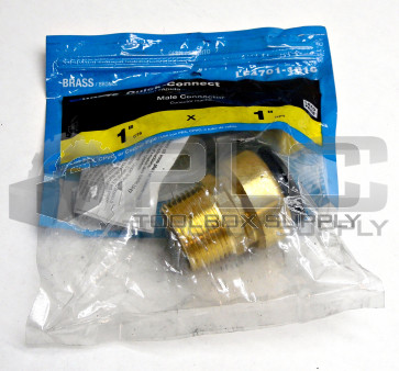 NEW WATTS LF4701-1816 QUICK-CONNECT MALE CONNECTOR 1" CTSX1" NPT