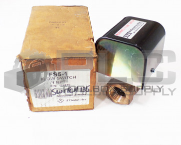 NEW ITT MCDONNELL MILLER FS5-1 BRASS FLOW SWITCH 1"