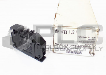 NEW ALLEN BRADLEY 1492-WFB10HD BOX OF 9 SERIES A TERMINAL BLOCKS