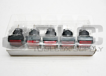 NEW BOX OF 5 FUJI AH165-ZT RED PILOT LIGHT