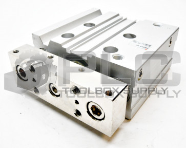 NEW SMC MGPS50N-100 COMPACT GUIDE CYLINDER 145PSI MAX