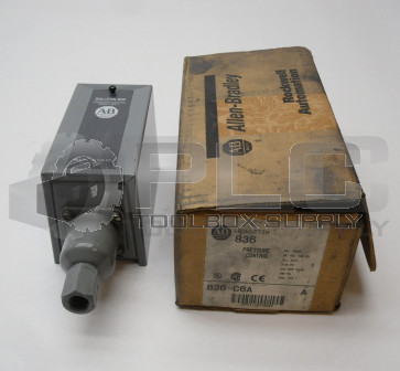 NEW ALLEN BRADLEY 836-C6A ADJUSTABLE PRESSURE CONTROL SWITCH