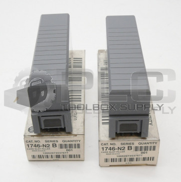 LOT OF 2 NEW ALLEN BRADLEY 1746-N2 /B CARD SLOT FILLER