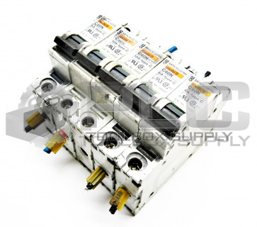 LOT OF 5 MERLIN GERIN C60N 6A-type C CIRCUIT BREAKER 24430