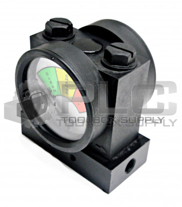 DWYER PFG2-06 FILTER GAUGE MAX TEMP 200F MAX WP 300PSI RANGE 0-25PSID PFG206