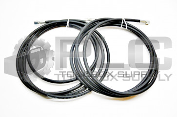 LOT OF 2 NEW PARKER PARFLX 560-3 HYDRAULIC HOSE 3500PSI IC-40/30 5MM 3/16" 12FT