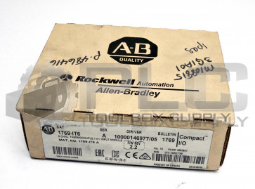 NEW SEALED ALLEN BRADLEY 1769-IT6 /A INPUT MODULE COMPACT 1769IT6 SER.A