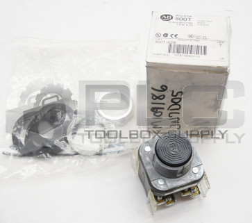 NEW ALLEN BRADLEY 800T-A2B FLUSH HEAD PUSH BUTTON BLACK SERIES T