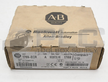 NEW SEALED ALLEN BRADLEY 1769-ECR /A RIGHT END CAP TERMINATOR