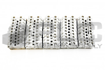 NEW LOT OF 50 ALLEN BRADLY 1492-W10 TERMINAL BLOCKS 600V 50A