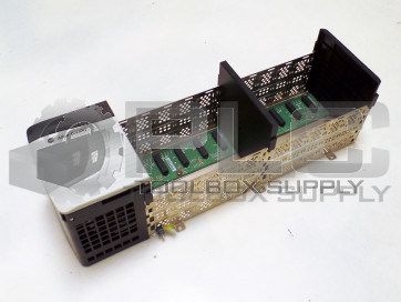 ALLEN BRADLEY 1756-PA75 /A POWER SUPPLY W/ 1756-A10 /B 10 SLOT RACK
