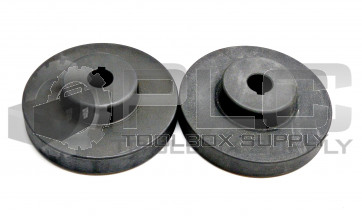 LOT OF 2 NEW MARTIN 6J 5/8 CPLG QUADRA-FLEX FLG 6J58 BORE SIZE 5/8"