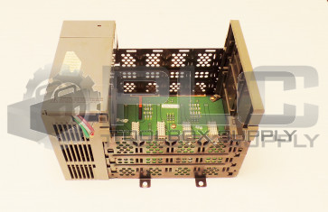 ALLEN BRADLEY 1746-P1 SER A POWER SUPPLY W/ 1746-A4 4 SLOT RACK READ